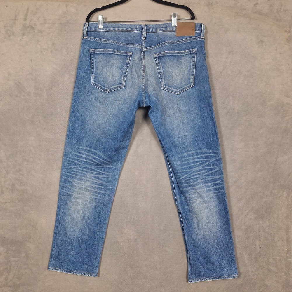 S.M.N. Denim The Hunter slim Jeans Redline Selvedge Mens 36x30 (36x29) USA MADE - Picture 2 of 11